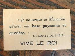 Comte de paris paysans